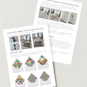 Proceso personalización invitaciones